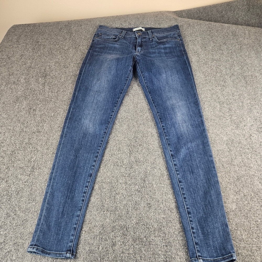 Principle Denim Innovators Womens Skinny Jeans Indigo Blue American Made Size 31